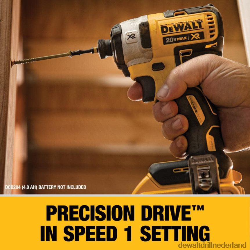 Dewalt Nederland Z6ZND091 | DEWALT 20 v max xr borstelloze slagschroevendraaier van 1/4 inch met 3 snelheden hulpmiddelen
