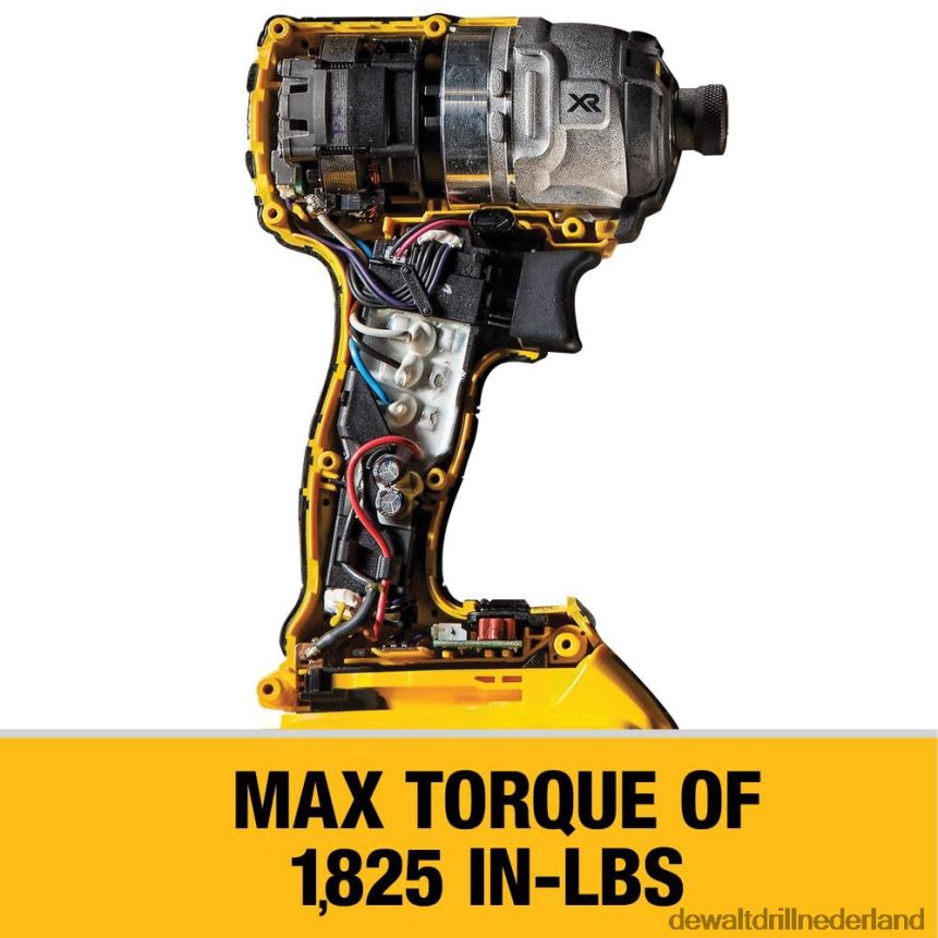 Dewalt Nederland Z6ZND091 | DEWALT 20 v max xr borstelloze slagschroevendraaier van 1/4 inch met 3 snelheden hulpmiddelen