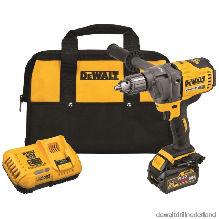 Dewalt Nederland Z6ZND011 | DEWALT 60v max. mixer/boormachine met e-koppelingssysteemkit hulpmiddelen