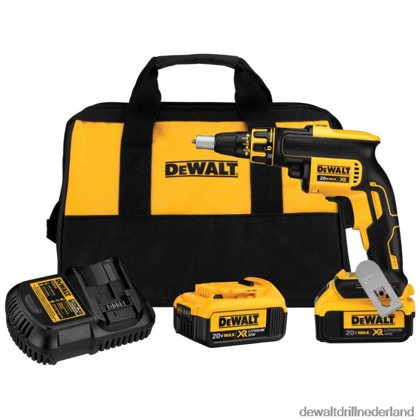 Dewalt Nederland Z6ZND0194 | DEWALT 20 v max xr li-ion borstelloze gipsplaatschroefpistoolkit (4,0ah) hulpmiddelen